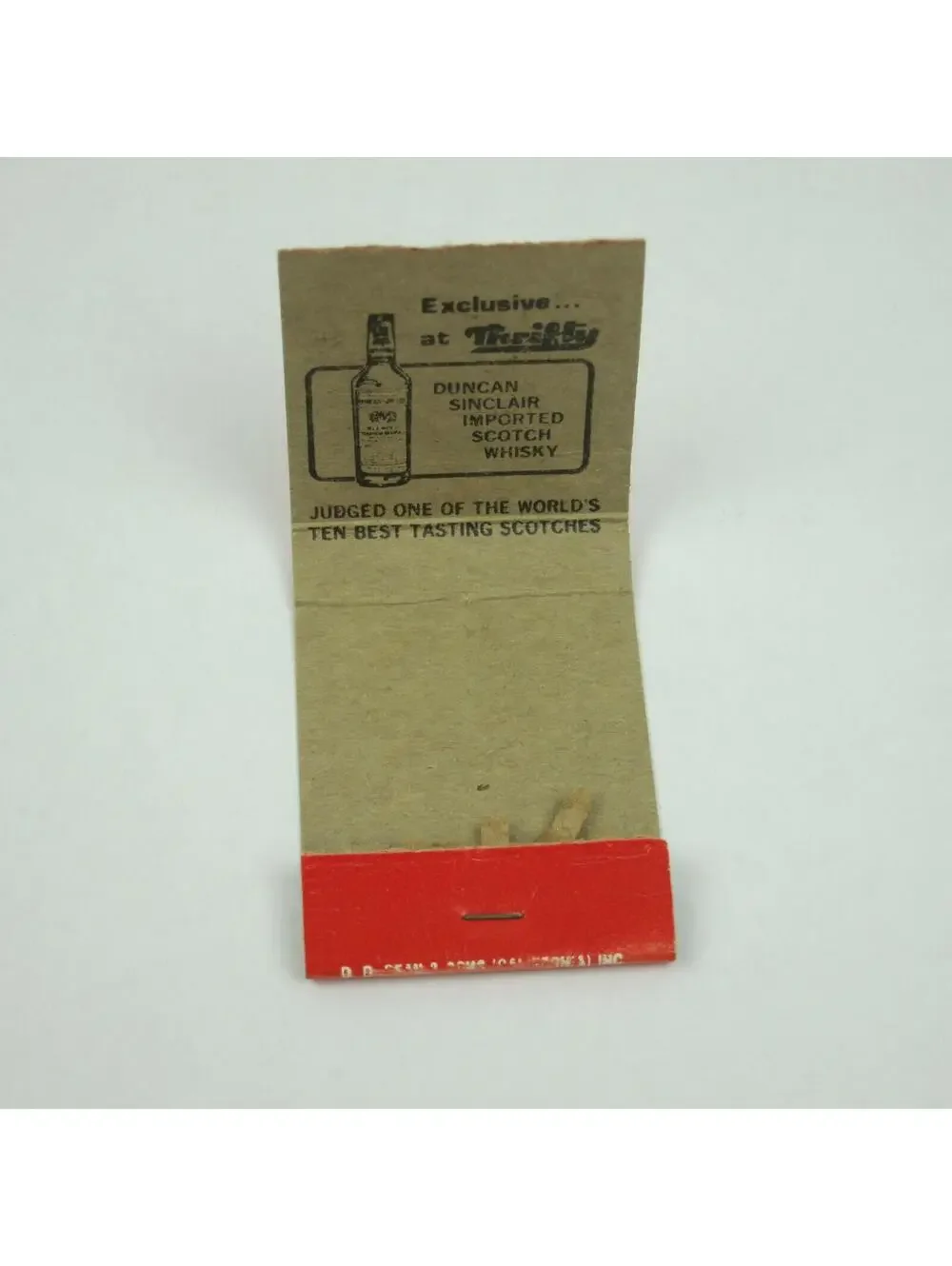 3 Vintage Matchbooks Hunts Tomato Sauce Sweet Brier Clarion & Thrifty Drug Store